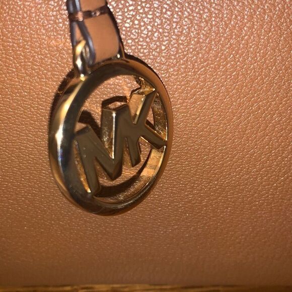 Michael Kors Avril Small Top Zip Satchel Crossbody MK Signature - Picture 7 of 16